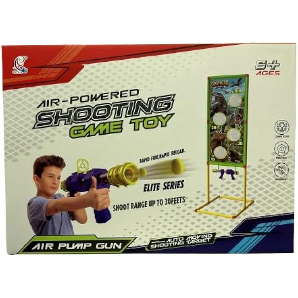 Kids Air Pump Gun Toy Set – Safe Shooting Game