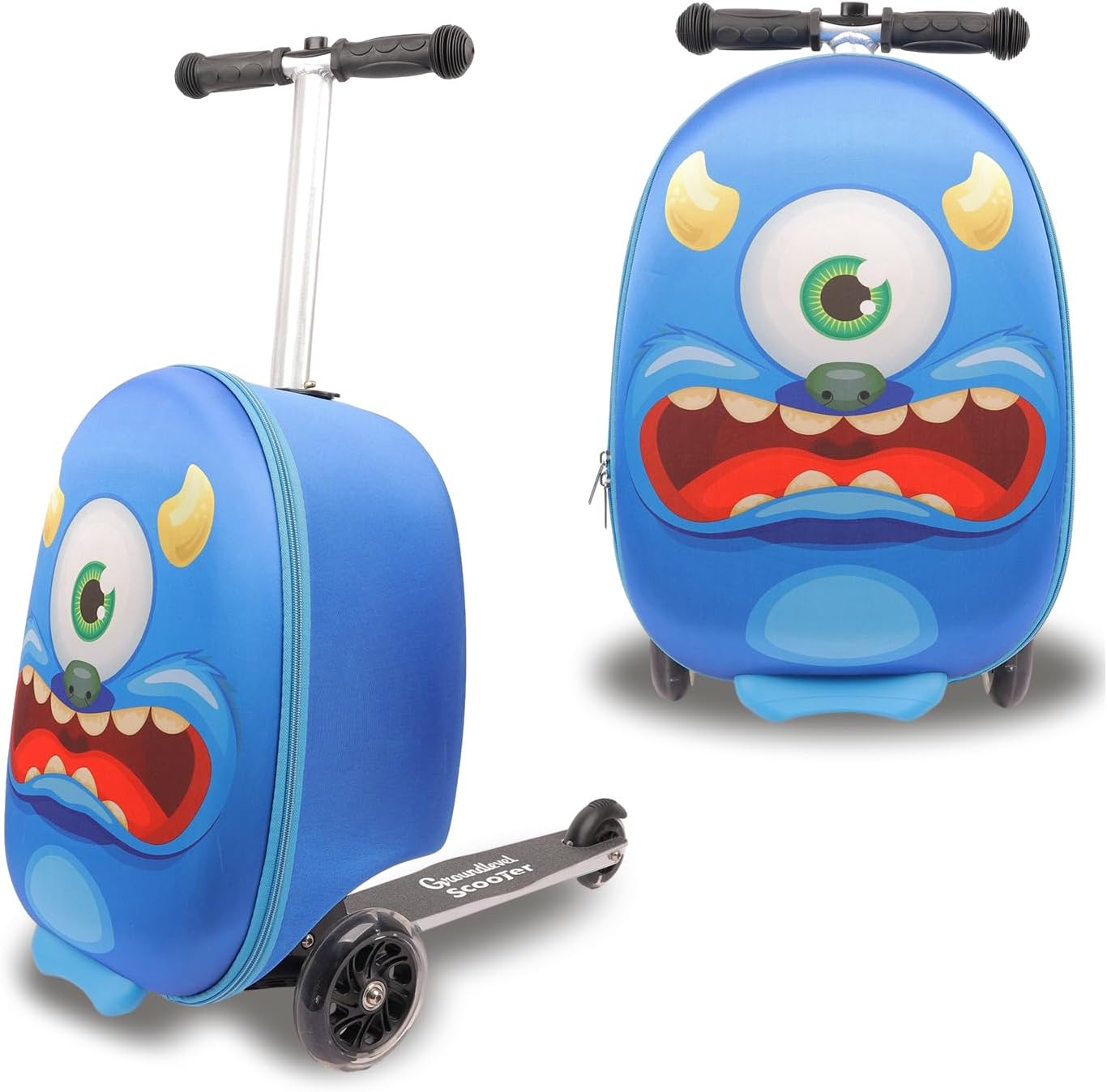 Kids Scooter Suitcase – 2-in-1 Ride-On Carry-On Luggage Airline Approved