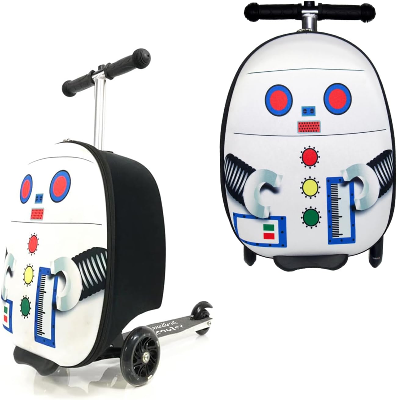 Kids Scooter Suitcase – 2-in-1 Ride-On Carry-On Luggage Airline Approved