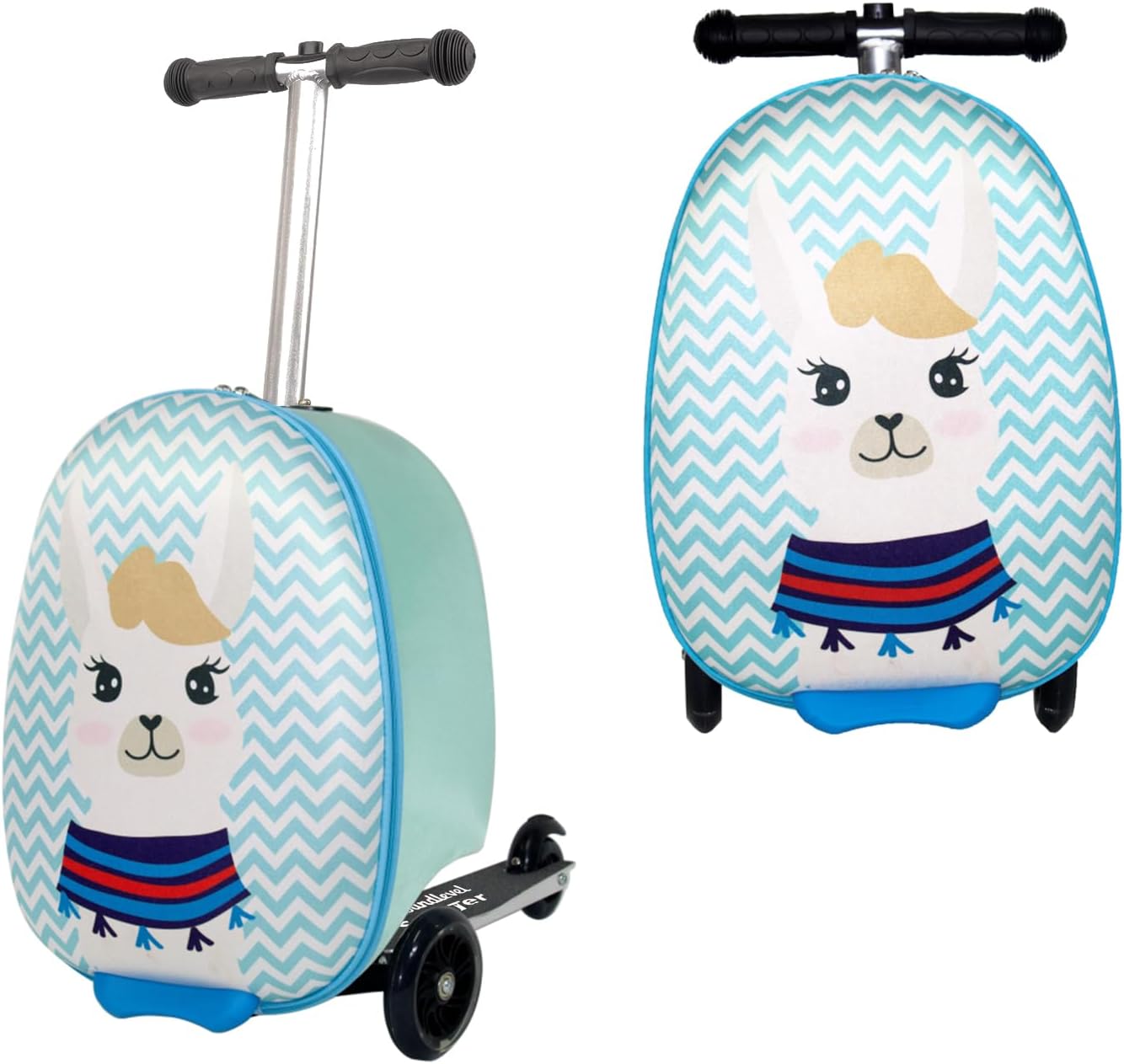 Kids Scooter Suitcase – 2-in-1 Ride-On Carry-On Luggage Airline Approved