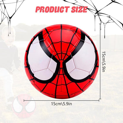 Kids Spiderman Football Soccer Size 5 Red Blue Yellow Green
