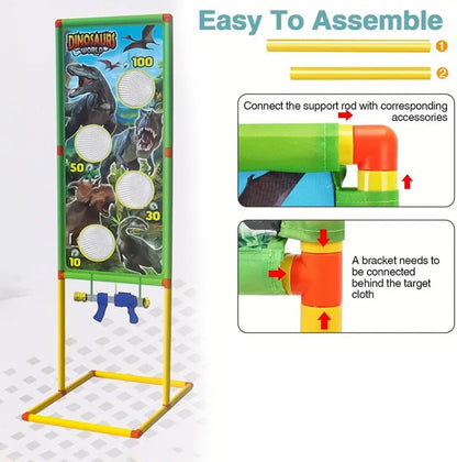 Kids Air Pump Gun Toy Set – Safe Shooting Game