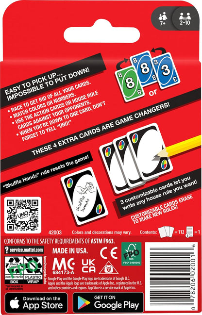 Uno Card Game 2013