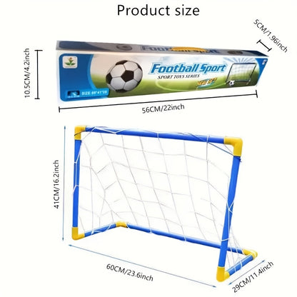 Portable Plastic Football Goal Set – Indoor & Outdoor DIY Sports Toy