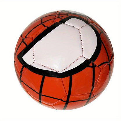 Spider-Man Soccer Ball – Durable PVC Football, Red & Black Design