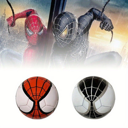 Spider-Man Soccer Ball – Durable PVC Football, Red & Black Design