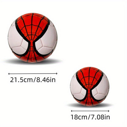 Spider-Man Soccer Ball – Durable PVC Football, Red & Black Design